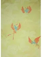 Osborne & Little Carta da parati Grove Garden - Lime