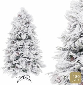 Albero di Natale PVC Polietilene Ananas Nevoso 80 x 80 x 180 cm