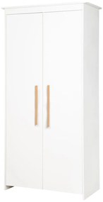 Armadio per bambini bianco 96x190x50 cm Lilo – Roba