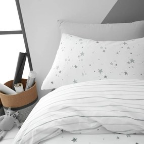 Biancheria da letto in cotone per bambini 200x135 cm Stars - Bianca