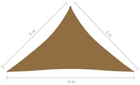 Vela Parasole 160 g/m² Talpa 5x5x6 m in HDPE