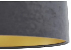 Lampadario a sospensione con filo SWING 1xE27/60W/230V grigio/oro