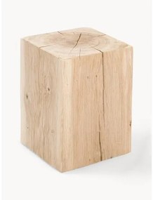 Sgabello in legno di quercia Block