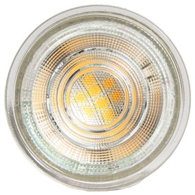 Set di 5 lampadine LED GU10 50mm dimmerabili trasparenti 4,9W 450 lm 2700K