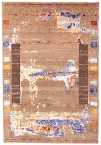Loribaft Tappeto orientale 250 x 170 Marrone (Indian) Annodato A Mano