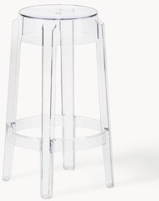 Sgabello alto di design Charles Ghost