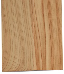 Lampada da parete scandinava in legno 2 luci GU10 70mm IP54 - Baleno