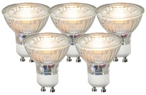 Set di 5 lampade LED GU10 COB 3.5W 330 lm 3000K