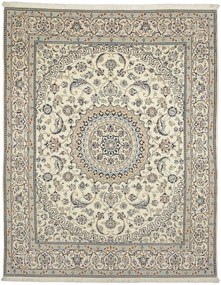 Nain Tappeto persiano 200 x 250 Beige (Iran) Annodato A Mano