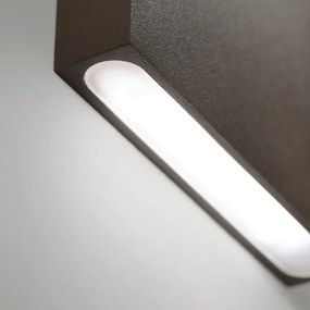 Ideal Lux - Applique LED da esterno POST-IT LED/3W/12V CRI 90 marrone