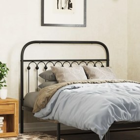 Testiera İn Metallo Nero 107 Cm /