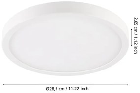 Eglo 900277 - LED Plafoniera da bagno ARGOLIS LED/20,5W/230V IP44 bianco