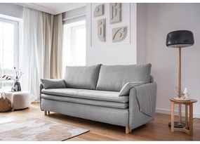 Divano letto grigio chiaro 207 cm Simon - Miuform