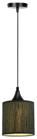 Lampadario a sospensione con filo PATTI 1xE27/60W/230V diametro 15 cm verde