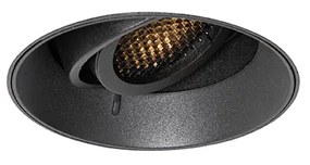 Faretto da incasso moderno nero GU10 rotondo senza cornice - Oneon Honey
