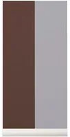 Streifentapete Thick Lines von Ferm Living - Bordeaux/ Grey