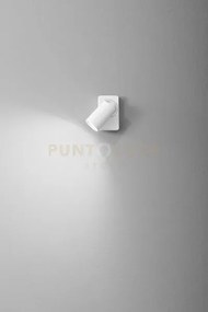 Faretto in alluminio colore bianco oddy 1 luce attacco gu10  orient...