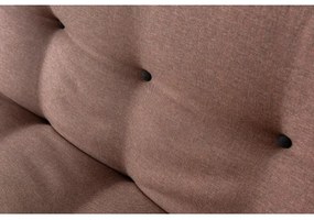 Divano letto 2 posti BINA, marrone chiaro