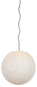 Lampada a sospensione moderna da esterno grigia 56 cm IP65 - Nura