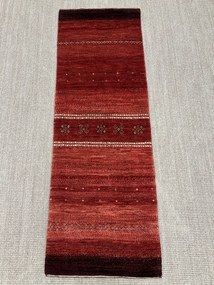 Loribaft Tappeto 150x50 Rosso (Iran) Annodato A Mano