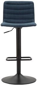 Sgabello Bar Alta Navy con Regolazione di Altezza - cm 43x49,5x85,5-107 (seduta cm 61-82,5)