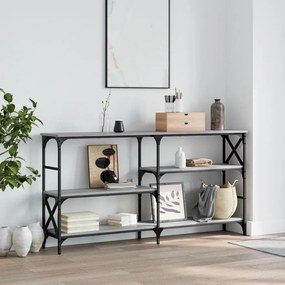 Tavolo Consolle Grigio Sonoma 150x29x76,5 Cm Legno Multistrato /