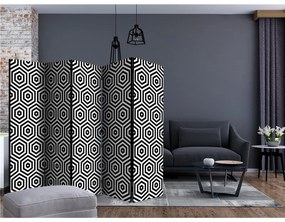 Paravento Black and White Hypnosis II [Room Dividers]