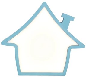 Lampada da tavolo LED per bambini HOUSE LED/10W/230V blu