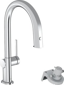 Miscelatore Con Bocca Erogazione Estraibile 1jet con sistema Di Filtraggio 210 Cromo Hansgrohe Aqittura M91