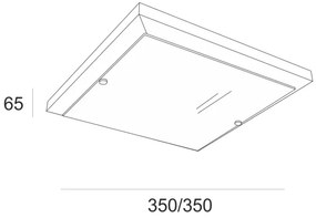 Lampada da soffitto 2xE27/60W/230V