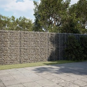Cesto Gabbione Con Copertura 1200x100x200 Cm İn Ferro Zincato /