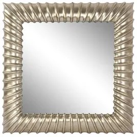 Specchio da parete Home ESPRIT Dorato Resina Specchio 95 x 8 x 95 cm