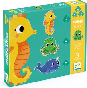 Primo puzzle - nel mare - 4, 6, 9 pezzi