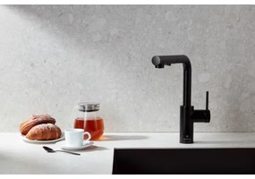 KFA Armatura 6623-110-81 - Rubinetto lavello con doccetta estraibile DUERO BASIC opaco nero