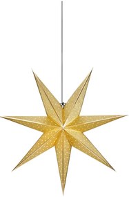 Decorazione luminosa con motivo natalizio in colore oro ø 45 cm Glitter - Markslöjd