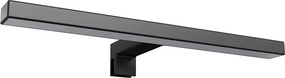Lampada LED da Specchio 30cm Nera 4W - Doppia Installazione Colore Bianco Caldo 3.000K