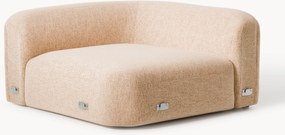 Modulo angolare arrotondato in bouclé Wolke