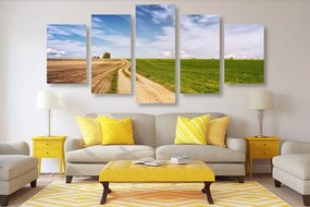 Quadri 5 pezzi – Paesaggio incantevole