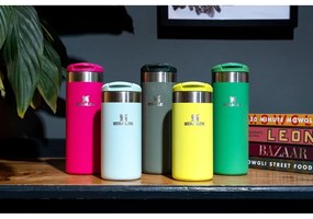 Tazza termica verde in acciaio inox 470 ml AeroLight™ Transit Hammer Tone Green – Stanley