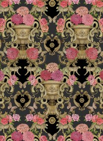 Matthew Williamson Carta da parati Chateau - Noir