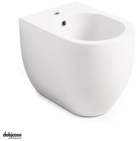 Kerasan "Flo 56" Bidet Da Terra FiloParete Bianco Lucido