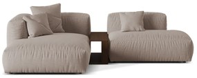 Divano angolare componibile beige (angolo sinistro) Martina - Micadoni Home