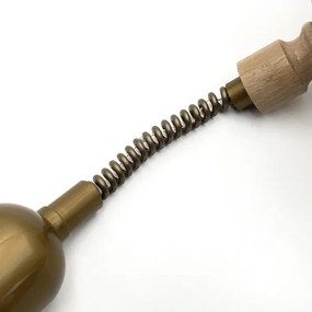 Lampadario regolabile RAMONA 1xE27/60W/230V marrone/bianco/rovere