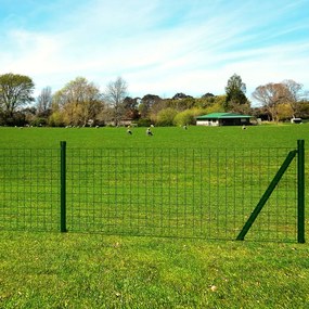 Recinzione Euro İn Acciaio 25x0,8 M Verde /