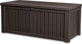 Baule Cassapanca da Esterno 155x64,4x72,4 cm in Resina Keter Rockwood Marrone...