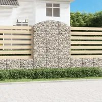 Cesto Gabbione ad Arco 150x30x200/220 cm Ferro Zincatocod mxl 81372