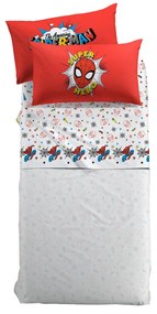 Completo Lenzuola in Cotone Spider-man Superhero Piazza e