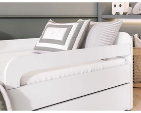 Letto da bambini bianco con materasso e rete inclusi 80x200 cm Duuli – ELTAP