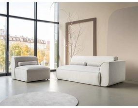 Chaise lounge componibile bianca (con penisola a destra) Flex Felix – Miuform