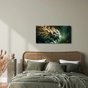 Quadro su tela – Donna mistica con fulmini nei capelli